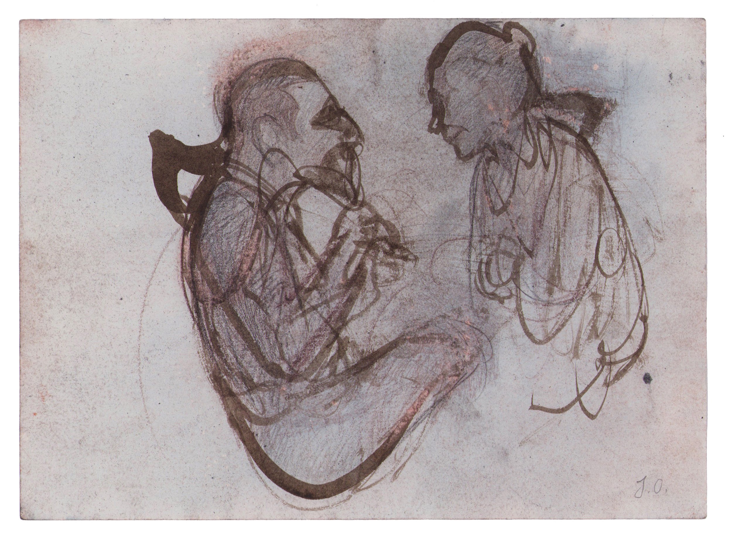 John Olsen: Samtale — Skitsehandlen